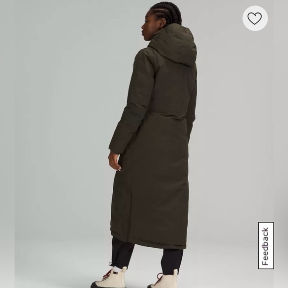 Lululemon Snow Parka Long size 4 black - Picture 4 of 10